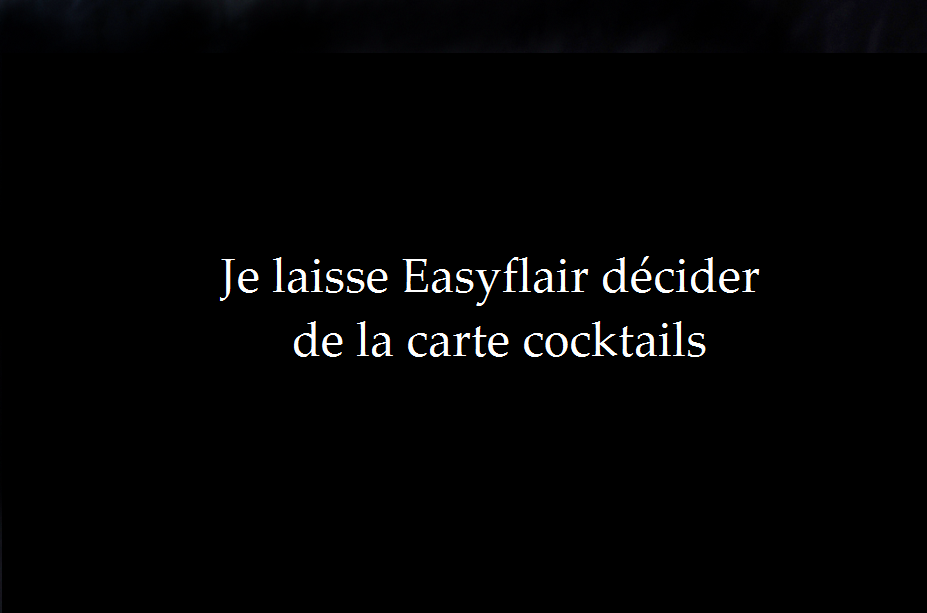 Barman Quote Confirmation Easyflair